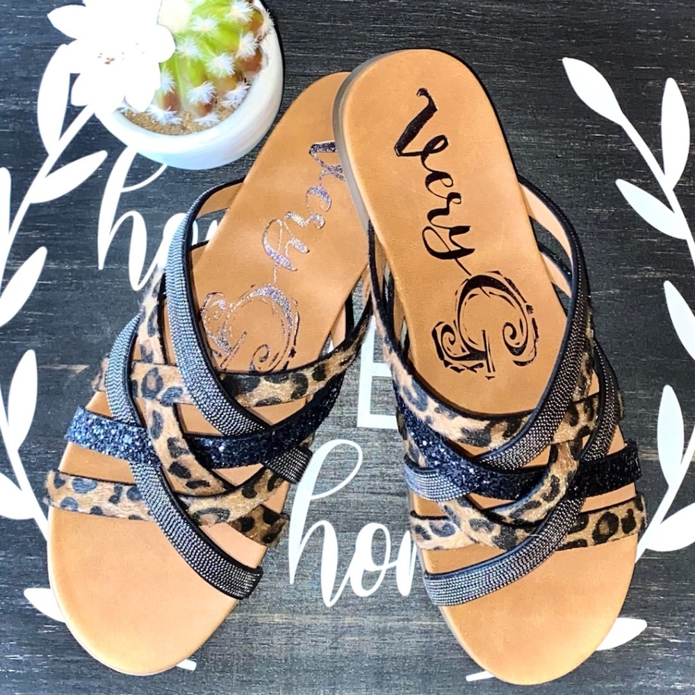 Gypsy Jazz Leopard Sandal